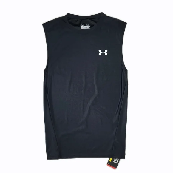 Under Armour Black Muscle Tee - Picture 2 of 4